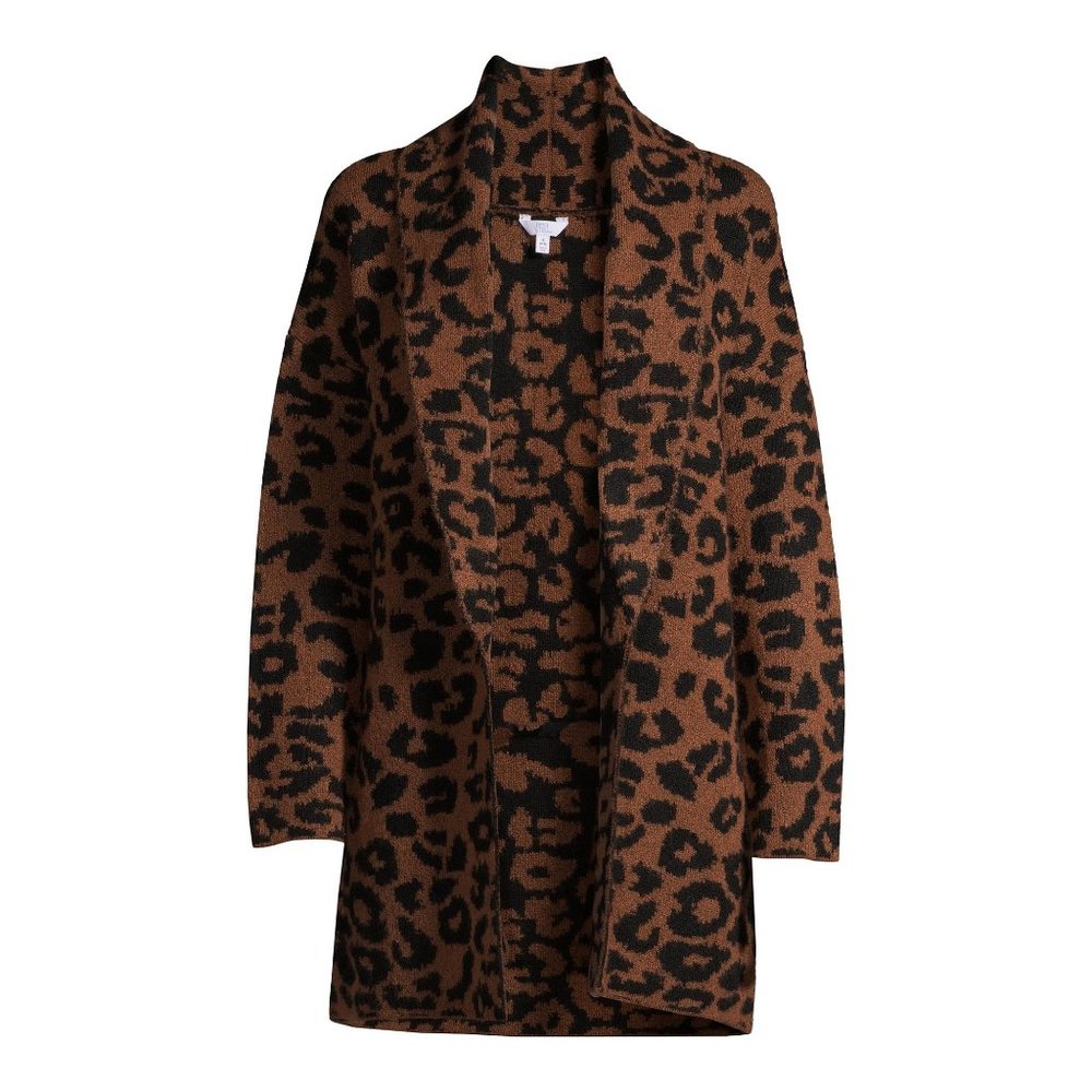 Time and Tru Women's Shawl Collar Cardigan Sweater